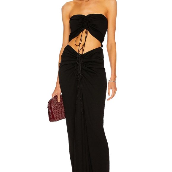 NWT Christopher Esber Reversed Halter Disconnect Ruched Dress SOLD OUT SIZE 2 XS - Picture 11 of 11